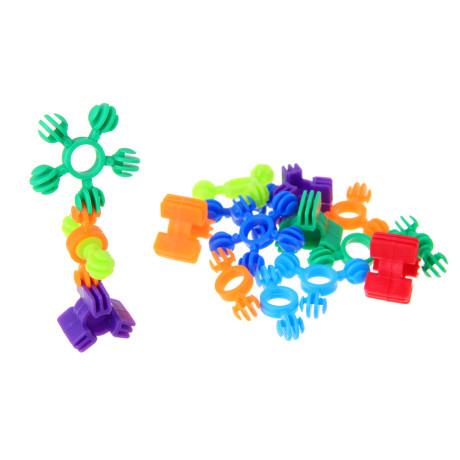 ИГРОЛЕНД Конструктор развивающий, PP, 15,5х9,5см, 6 дизайнов