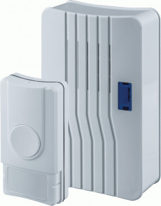 Navigator звонок беспроводной 120м, 10 мелодий, (3хR6), полиф-я, кноп IP54 NDB-D-DC04-1V1-W 61274