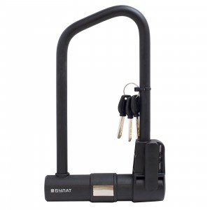 БУЛАТ ВС 387-01 всепогодный 3кл. d=16.5 мм с креплением на раму велосипеда Замок навесной10,5)