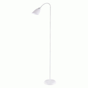 General LOFT св-к напольный торшер 60W E27 h=155см 115х140 метал/белый 801009