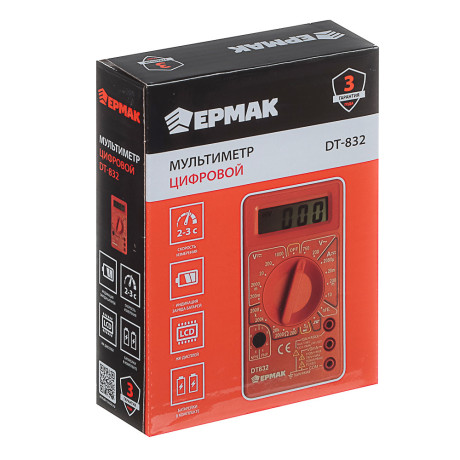 ЕРМАК Мультиметр цифровой DT-832