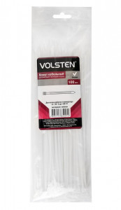 Volsten хомут 3,6х150мм нейлон, белый V02-1W-3,6х150-100 (уп. 100 шт., цена за уп.)
