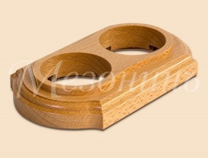 МЕЗОНИНЪ Рамка дерев. 2 мест. "Элегант" , без тонировки GE70702-00