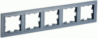IEK BRITE Рамка СУ 5 мест. РУ-5-БрМ пластик мар. BR-M52-K35