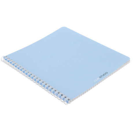 ClipStudio Тетрадь общая 48 л. в клетку, блок офсет, обложка картон, спираль "Однотонная" 3 диз.