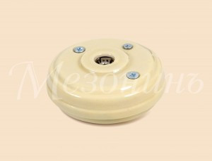 МЕЗОНИНЪ роз. СУ 1 мест. ТВ, оконечная (SAT) без рамки (D70x25), слон.кость фарфор GE70321-02k