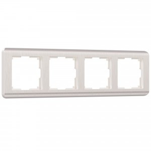 Werkel рамка СУ 4 мест. Stream (перламутровый) (WL12-Frame-04 a040878)W0042113 a051279