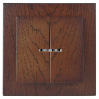 Nilson TOURAN  выкл. СУ 2 кл. (инд.) орех 24271004