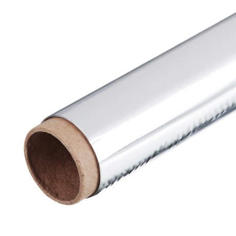 Фольга алюминиевая 29см х 5м, 9мкм, в пленке