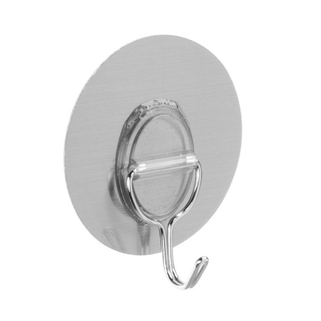 Крючок самоклеящийся тм VETTA, ПВХ, металл, d6,5см