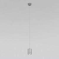 Eurosvet св-к подвесной LED 290lm 60х40х1150 металл хром Piccolo 50248/1 LED a061425