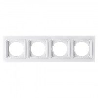 Nilson рамка 4 мест. THOR, белый 27110094