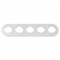 Bylectrica РЕТРО ПРОВАНС круг Рамка СУ 5 мест. белый (ЮЛИГ.735212.505)