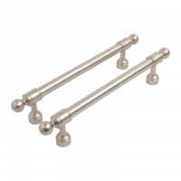 Ручка-рейлинг мебельная 128 AP2306-128 SN сатин 2шт (цена за пару (15, 150) StahlBuro