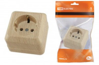 TDM Ладога роз. ОУ 1 мест. 16А сосна (земля) (10!) SQ1801-0050