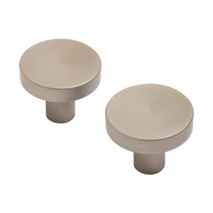 Ручка-кнопка мебельная Knob AP2401 SN сатин 2шт (цена за пару (25, 250) StahlBuro