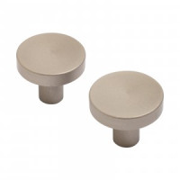 Ручка-кнопка мебельная Knob AP2401 SN сатин 2шт (цена за пару (25, 250) StahlBuro