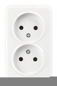 Smartbuy Юпитер роз. ОУ 2-мест. 10А без заземления белая (SBE-03w-10-S2-N)