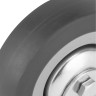 Колесо неповоротное D 75 мм, крепление платформенное Сибртех