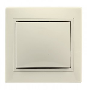 Smartbuy Венера Выключатель 1-клавишный 10А бежевый  СУ (SBE-01i-10-SW1-0-c)