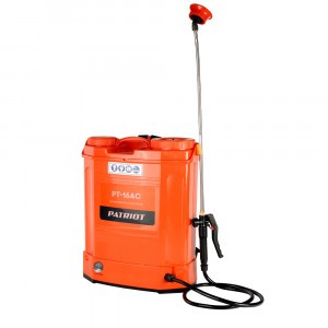 PATRIOT Распылитель ранцевый аккумуляторный PT-16AC, свинцово-кислотный, 8 Ач, 755302510