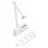 NOTEDO Доводчик дверной DC-060-I WHITE до 60 кг белый (10)