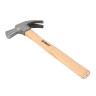 РОКОТ Молоток-гвоздодер, 450 г, боек 27 мм, деревянная рукоятка