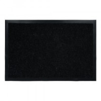 Коврик придверный вл/впит Ребристый 60*90см,черный,h ворса=0,5см,п/э,подложка ПВХ,TRIP,24196/VORTEX