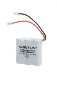 Ак-р Robiton DECT- T314 3X2/3хR03 300mAh, 3,6V (аналог GP T284 Pan. HHR-P101) (13469)