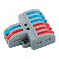 GENERAL клемма СМК с рычагом, разветвительная 2х6(0,08-4мм2) (уп.40шт, цена за шт) GTER7-26 800496