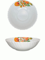 Тарелка суповая Хурма 18см, 650мл стекло (кратность 6шт!!!) МФК MFK21098