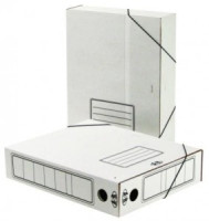 Короб архивный Короб Архивный Attache,на резинке 75 мм,белый 131302