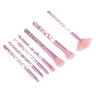 ЮНИLOOK Кисти для визажа 7 шт в ПВХ чехле, пластик, металл, иск.ворс, 14-15,5 см, 2 цвета, ВЗ24-60