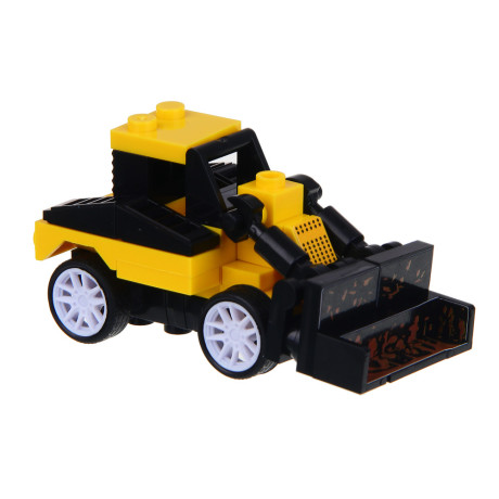 ИГРОЛЕНД Конструктор Городские машины, 45-48 дет., 19x12x2 см, 8 дизайнов