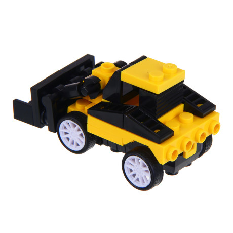 ИГРОЛЕНД Конструктор Городские машины, 45-48 дет., 19x12x2 см, 8 дизайнов