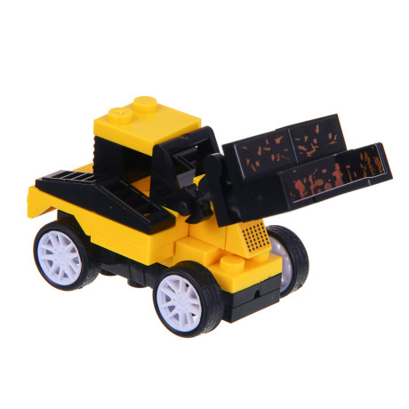 ИГРОЛЕНД Конструктор Городские машины, 45-48 дет., 19x12x2 см, 8 дизайнов