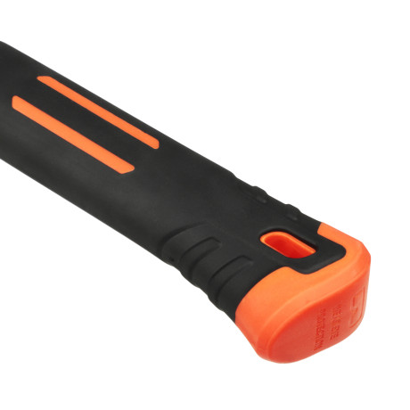 ЕРМАК Молоток-гвоздодер цельнокованый, боек с магнитом, двухкомп.обрезин. рук-ка 450г, 320мм