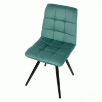 Стул обеденный Polini Home Berlin SM (ДхГхВ) 44x47x86 см, мятный-черный (кратно 2!) (мест 1)