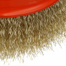 ЕРМАК PROFI Щетка чашечная для УШМ, витая латунированная стальная проволока 0,3мм, 100ммхМ14