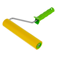 Валик прижимной резиновый с ручкой, 240 мм, D ручки 8 мм Сибртех