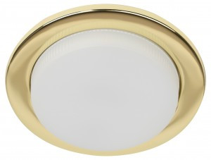 ЭРА св-к встр. под лампу GX53 тонкий, 220V, 13W, золото KL70 GD/1 (аналог 646349) 3640