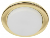 ЭРА св-к встр. под лампу GX53 тонкий, 220V, 13W, золото KL70 GD/1 (аналог 646349) 3640