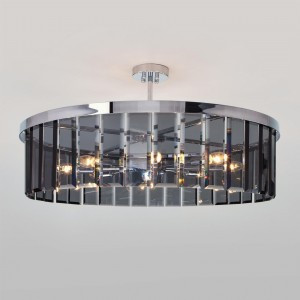 Bogate's люстра E14 8x60W 800х0х450 металл хр/дым Eclipse 357/8 a057229