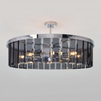 Bogate&#039;s люстра E14 8x60W 800х0х450 металл хр/дым Eclipse 357/8 a057229