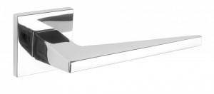 Ручка дверная компл.квадрат.основ. РЕНЦ Сорренто хром блестящий INDH 321-03 slim CP