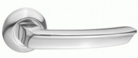 Ручка дверная компл.круг.основ. РЕНЦ Лучиана хром блестящий INDH 85-08 CP
