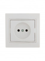 Lezard Мира роз. СУ 1 мест. 16А бел. (керамика, корпус PC) 701-0202-121