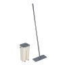 VETTA Набор для уборки: швабра, ведро с механизмом отжима, 2 насадки, микрофибра