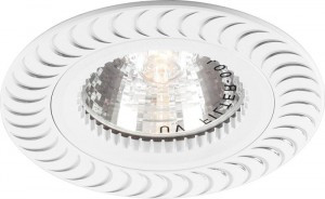 Feron Св-к встр. MR16 G5.3 Круг белый-хром металл 80(60)x25 GS-M392S 28339