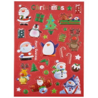 Наклейки Стикеры &quot;Новый Год&quot;   30x22см YH-955 Волшебная страна